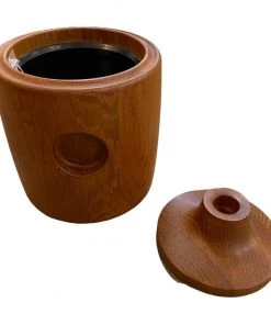 HausOfRex Looking Playing Loving Georg Jensen Danish Modern Teak Ice Bucket 9 HausOfRex Looking Playing Loving Georg Jensen Danish Modern Teak Ice Bucket