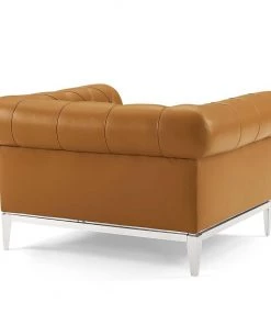 HausOfRex Savile Tufted Leather Armchair 8 HausOfRex Savile Tufted Leather Armchair