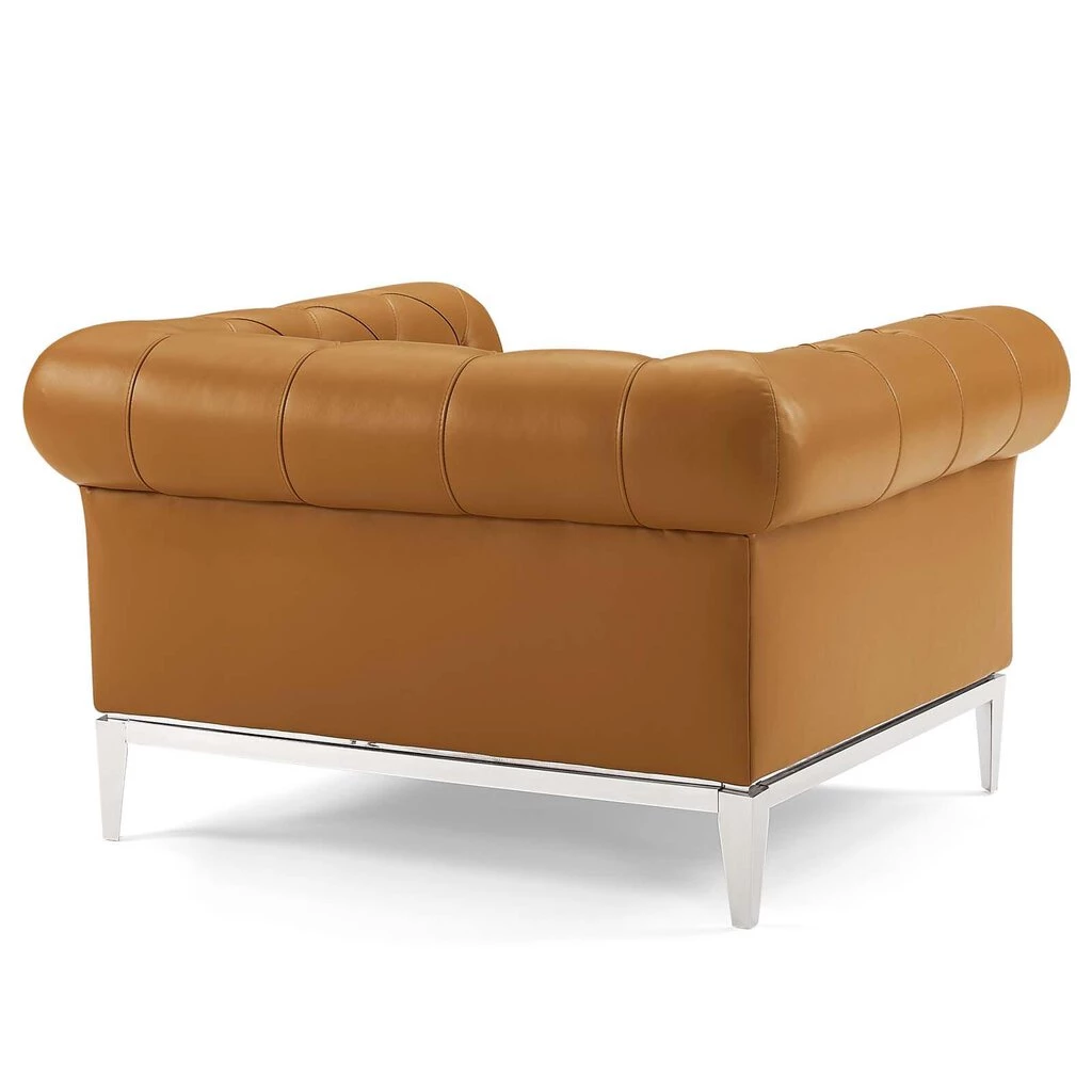 HausOfRex Savile Tufted Leather Armchair 4 HausOfRex Savile Tufted Leather Armchair