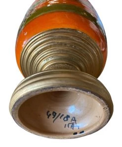 HausOfRex Bitossi-Netter Orange Sunburst Vase