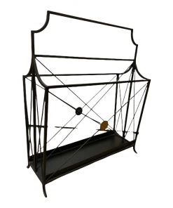 HausOfRex Global Views Metal Magazine Rack