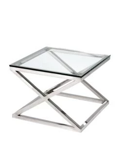 Eichholtz Side Table Criss Cross Square Living