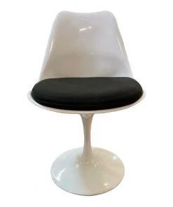 HausOfRex Tulip Side Chair White/ Black