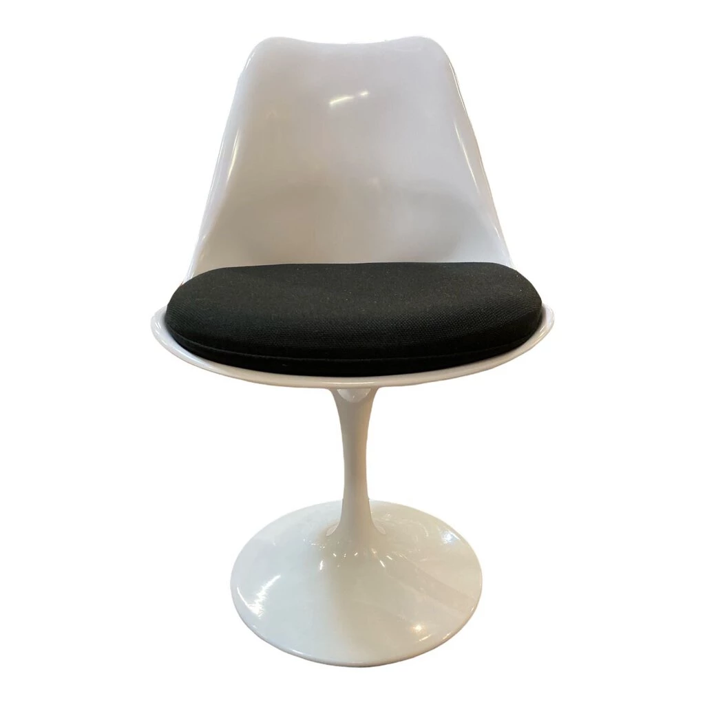 HausOfRex Tulip Side Chair White/ Black 1 HausOfRex Tulip Side Chair White/ Black