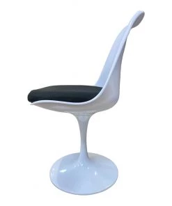 HausOfRex Tulip Side Chair White/ Black