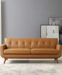 HausOfRex MID MOD Top Grain Leather Lounge Sofa