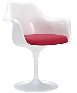 HausOfRex Tulip Armchair Red Dining