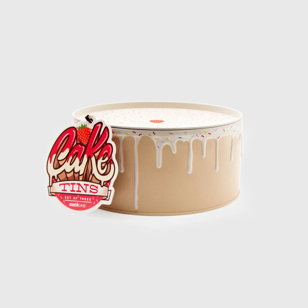 HausOfRex Cake Storage Tin Set Of 3 Looking Playing Loving 4 HausOfRex Cake Storage Tin Set Of 3 Looking Playing Loving