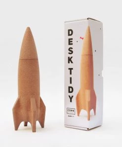 HausOfRex Looking Playing Loving Cork Rocket Desk Tidy
