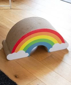HausOfRex Looking Playing Loving Rainbow Cat Scratcher