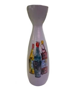 HausOfRex Looking Playing Loving Vintage Italy Bitossi Ceramic Bottle Vase 552/36