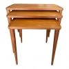 HausOfRex Living Danish Modern Teak Mid Century Nesting Tables