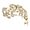 HausOfRex Hollywood Regency Gilt Sunflower Wall Sculpture