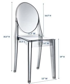 HausOfRex Ghost Dining Side Chair
