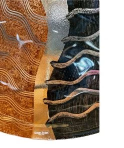 Looking Playing Loving Swedish Kosta Boda Display Plate