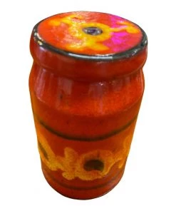 HausOfRex Danish Mid Century Red Canister Ceramic Looking Playing Loving