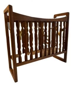 Arthur Umanoff Walnut Mid Century Magazine Rack