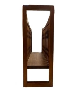 Arthur Umanoff Walnut Mid Century Magazine Rack 5 Arthur Umanoff Walnut Mid Century Magazine Rack