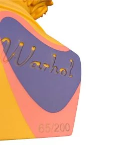 HausOfRex Andy Warhol Limited Edition 12" Bust Orange Camouflage Vinyl Art Sculpture 7 HausOfRex Andy Warhol Limited Edition 12
