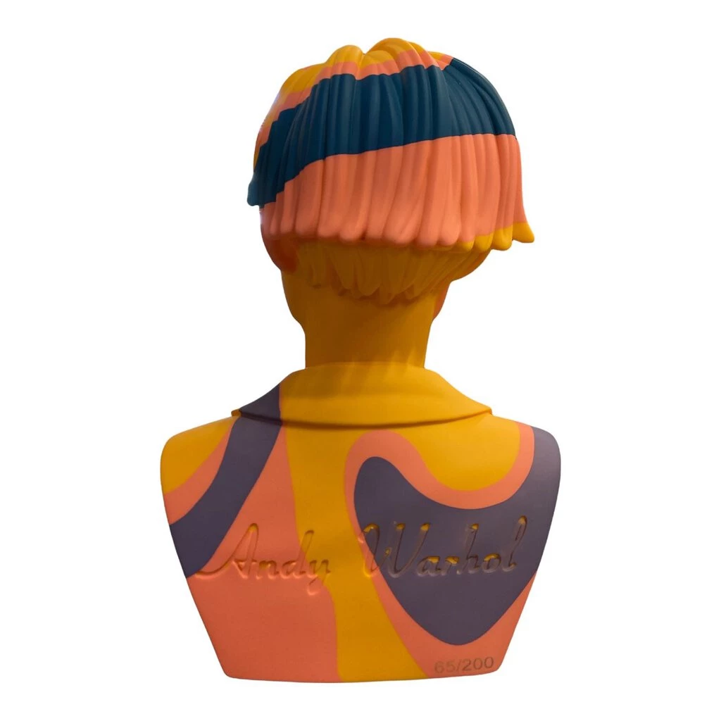 HausOfRex Andy Warhol Limited Edition 12" Bust Orange Camouflage Vinyl Art Sculpture 3 HausOfRex Andy Warhol Limited Edition 12" Bust Orange Camouflage Vinyl Art Sculpture