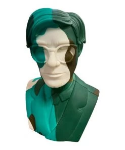 HausOfRex Looking Playing Loving Andy Warhol Limited Edition 12" Bust Green Camouflage Vinyl Art Sculpture