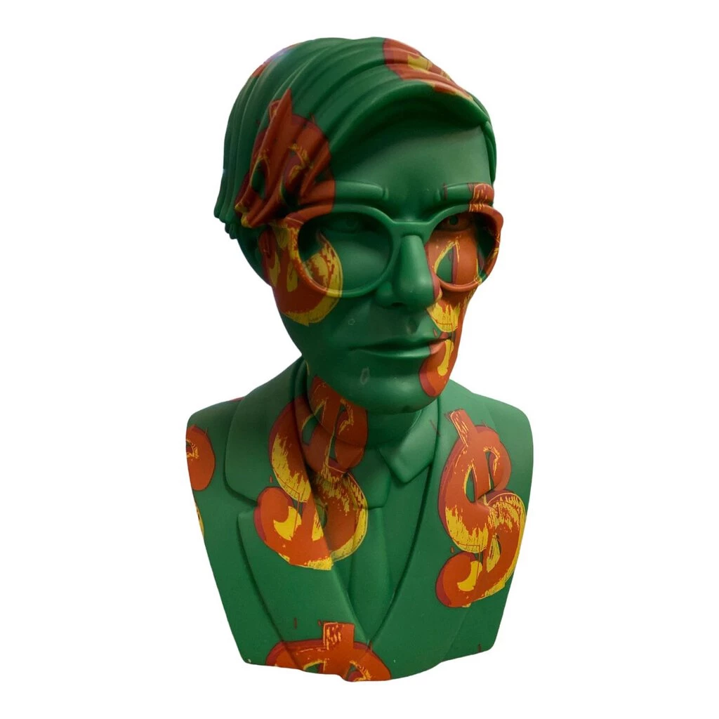 HausOfRex Andy Warhol Limited Edition 12" Bust Dollar Sign Vinyl Art Sculpture 1 HausOfRex Andy Warhol Limited Edition 12" Bust Dollar Sign Vinyl Art Sculpture