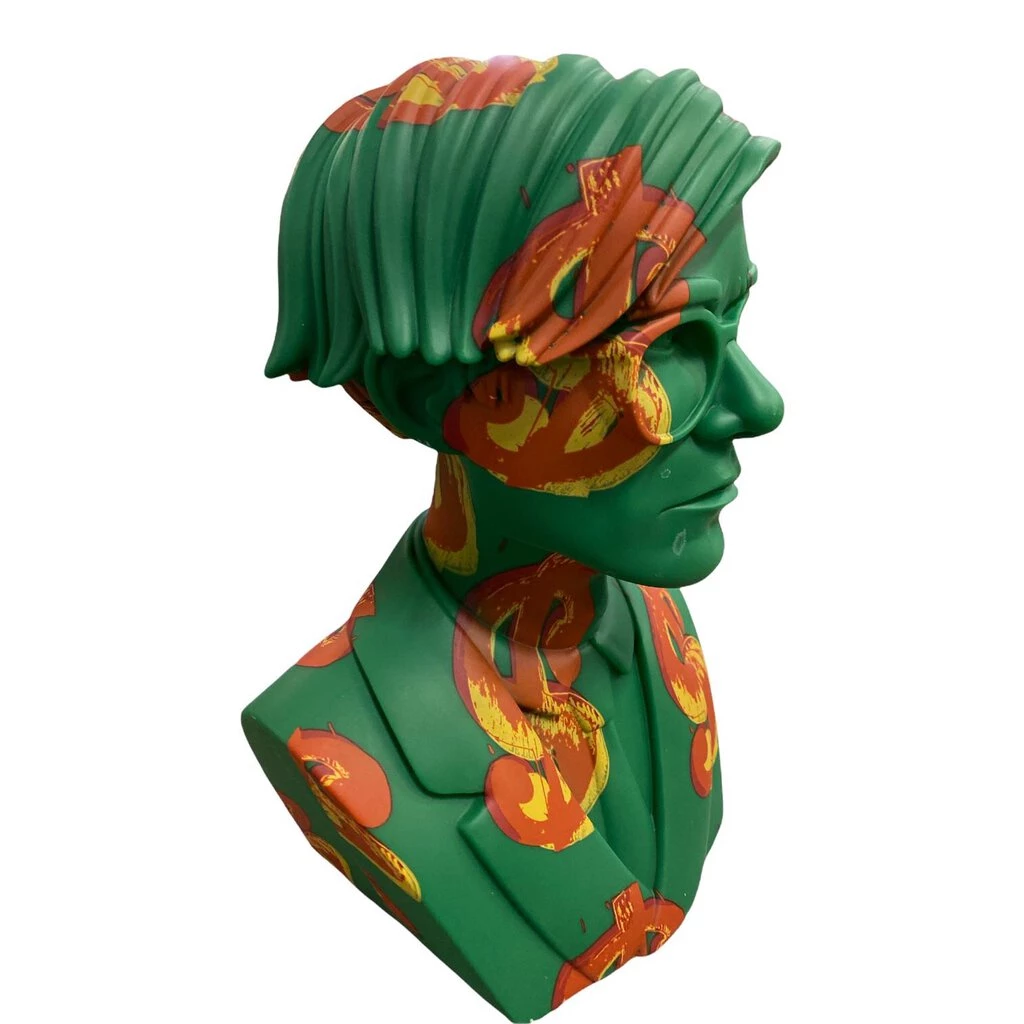 HausOfRex Andy Warhol Limited Edition 12" Bust Dollar Sign Vinyl Art Sculpture 2 HausOfRex Andy Warhol Limited Edition 12" Bust Dollar Sign Vinyl Art Sculpture