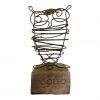 HausOfRex Bitossi Wire And Italian Ceramic Mid Century Owl