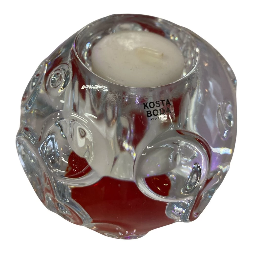 HausOfRex Kosta Boda Orange And Crystal Votives (set Of 2) Looking Playing Loving 2 HausOfRex Kosta Boda Orange And Crystal Votives (set Of 2) Looking Playing Loving