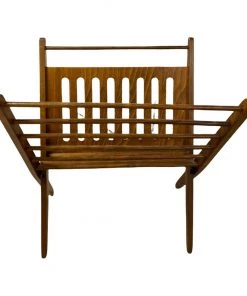 HausOfRex Looking Playing Loving Mid Century Scissor Magazine Rack