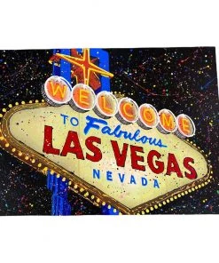 HausOfRex Welcome To Fabulous Las Vegas Oil Painting