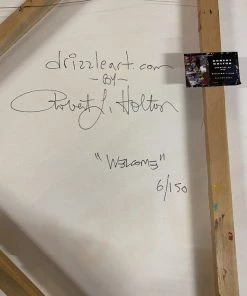 HausOfRex Welcome To Fabulous Las Vegas Oil Painting