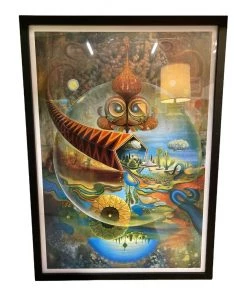 HausOfRex Looking Playing Loving Fuzzy Logic Offset Lithograph By Mario Martinez (aka Mars-1)