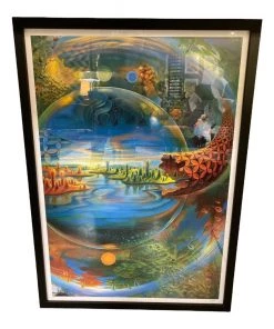 HausOfRex Looking Playing Loving Fuzzy Logic Offset Lithograph By Mario Martinez (aka Mars-1)