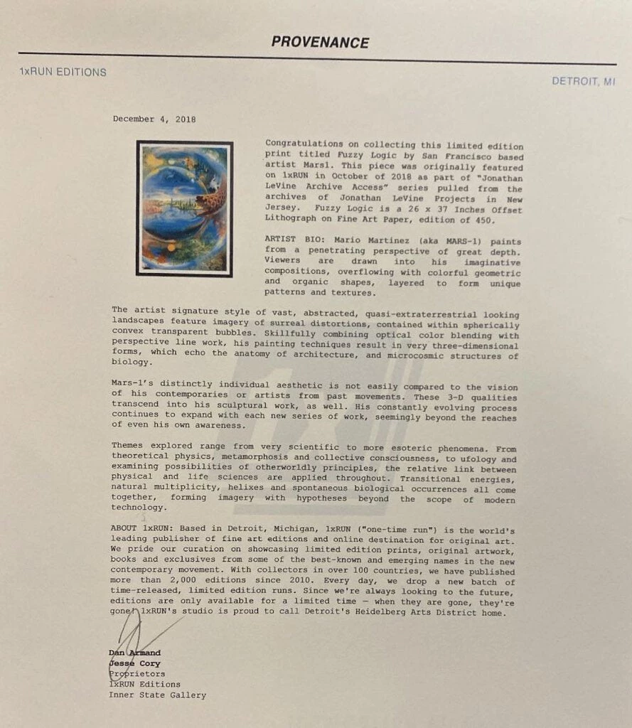 HausOfRex Looking Playing Loving Fuzzy Logic Offset Lithograph By Mario Martinez (aka Mars-1) 3 HausOfRex Looking Playing Loving Fuzzy Logic Offset Lithograph By Mario Martinez (aka Mars-1)