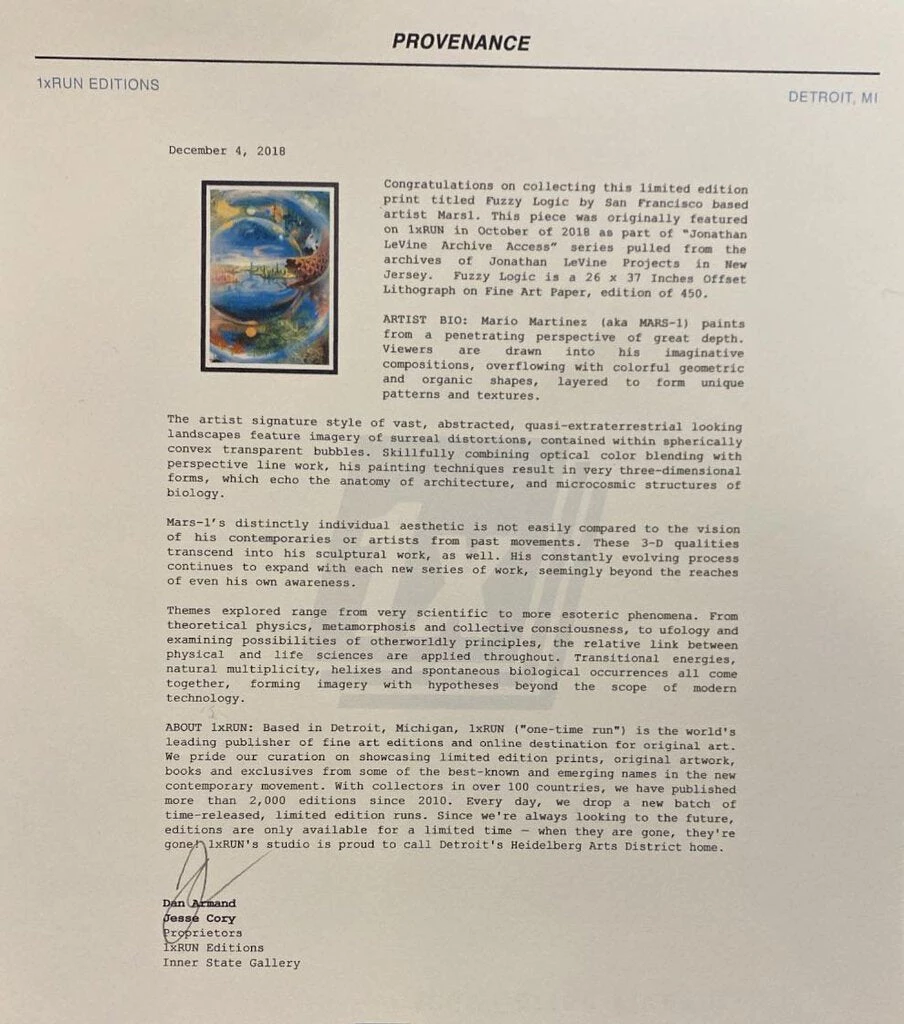 HausOfRex Looking Playing Loving Fuzzy Logic Offset Lithograph By Mario Martinez (aka Mars-1) 4 HausOfRex Looking Playing Loving Fuzzy Logic Offset Lithograph By Mario Martinez (aka Mars-1)