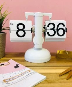 HausOfRex Desk Flipping Out Clock Limited Edition Looking Playing Loving