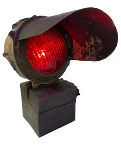 HausOfRex Lighting Vintage Railroad Red Signal Light