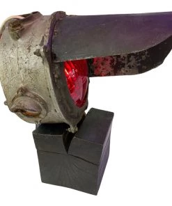 HausOfRex Lighting Vintage Railroad Red Signal Light