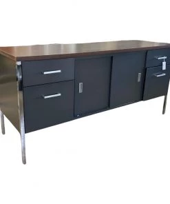 Vintage Steelcase Industrial Metal Sideboard Living