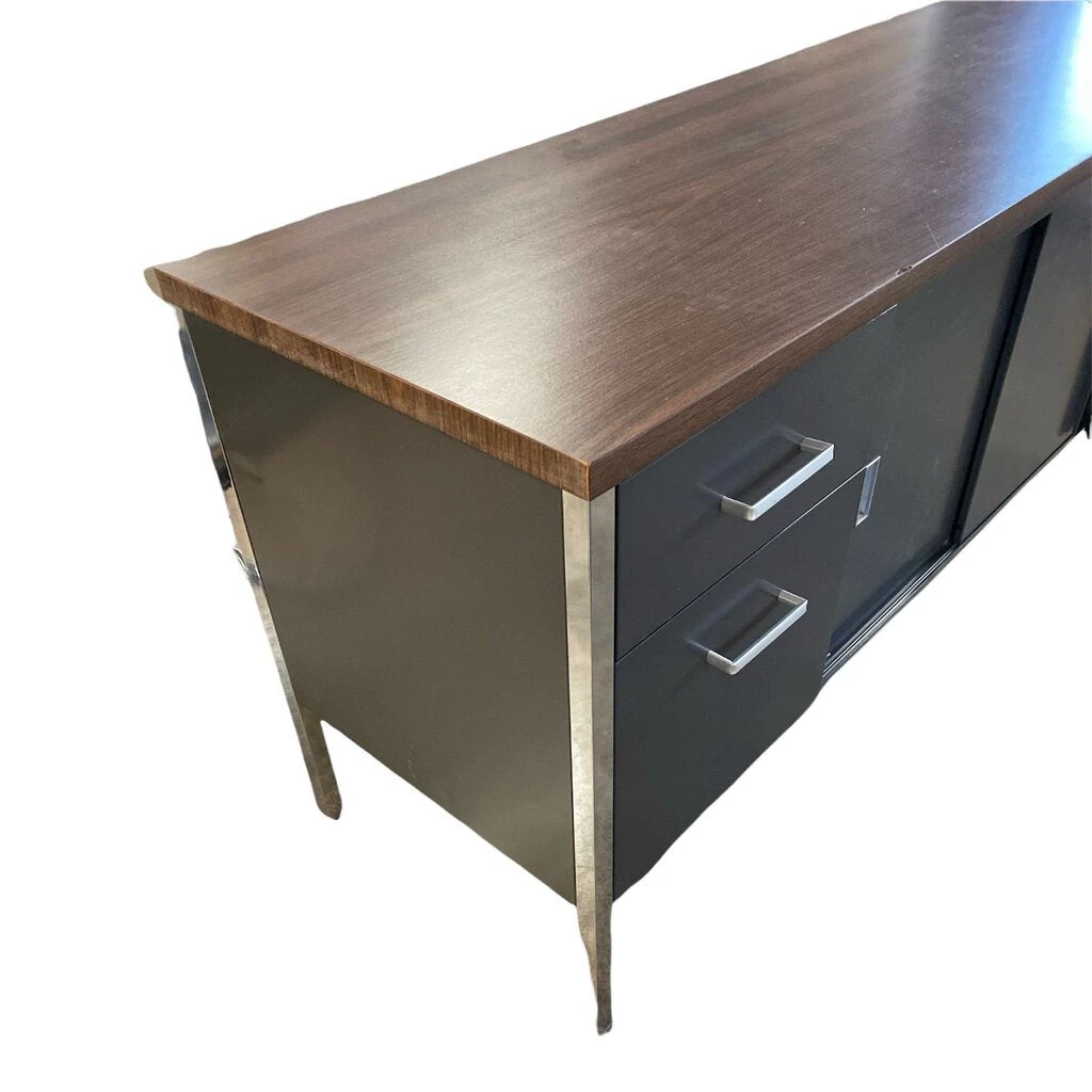 Vintage Steelcase Industrial Metal Sideboard Living 3 Vintage Steelcase Industrial Metal Sideboard Living