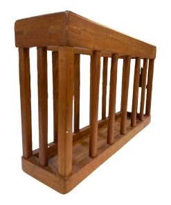 HausOfRex Looking Playing Loving Danish Modern Teak Magazine Rack