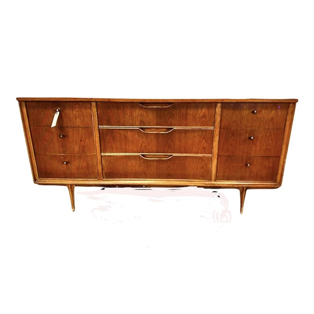 HausOfRex Mid Century 9 Drawer Dresser Sleeping 1 HausOfRex Mid Century 9 Drawer Dresser Sleeping