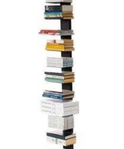 HausOfRex Gray 80" Bookcase Tower Living