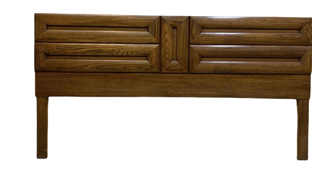 HausOfRex Sleeping Mid Century Oak Lane King Headboard "Altavista Virginia" W 80" X H 42" 1 HausOfRex Sleeping Mid Century Oak Lane King Headboard "Altavista Virginia" W 80" X H 42"