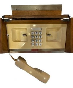 HausOfRex Mid Century Cased Telephone - Display Only Not Tested Looking Playing Loving