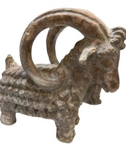 HausOfRex Terra Cotta Hollywood Regency Ram Looking Playing Loving