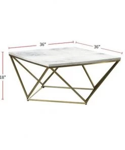 HausOfRex Diamond Square Coffee Table