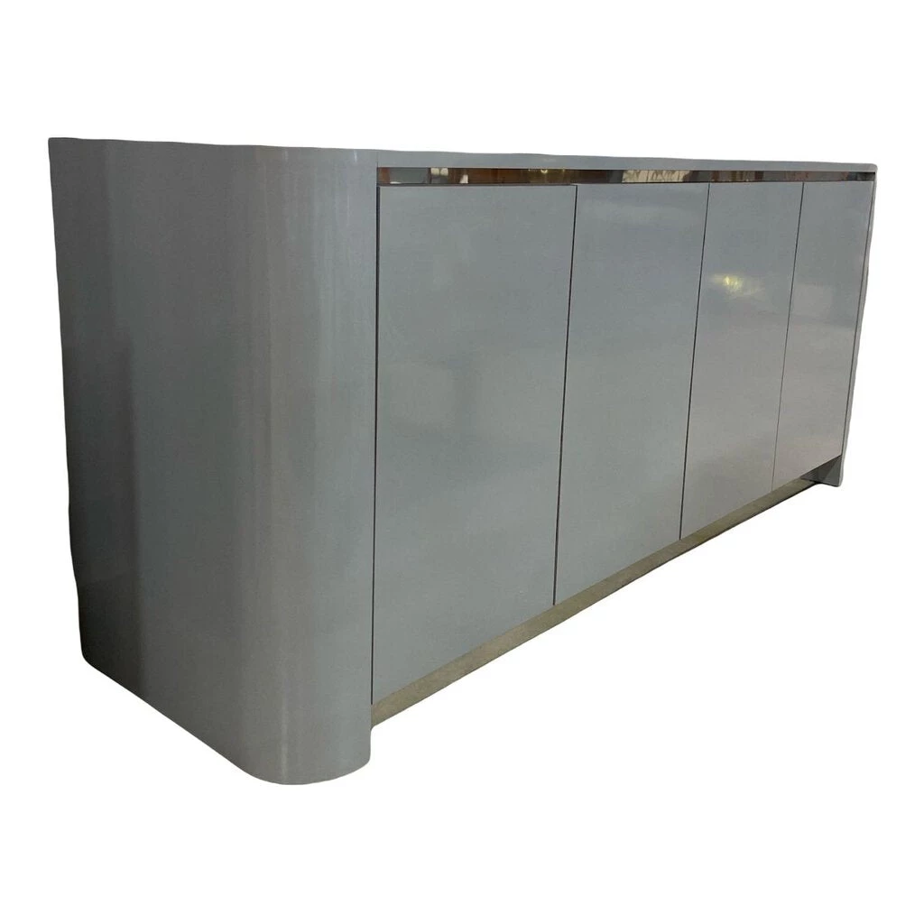 HausOfRex 1980's Moderne Credenza - Super Sleek And Cool 2 HausOfRex 1980's Moderne Credenza - Super Sleek And Cool