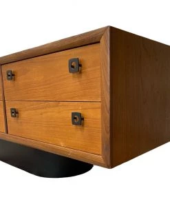 HausOfRex Sleeping Vintage 1960's Teak 6-Drawer Low Dresser By R.S. Associates Of Montreal